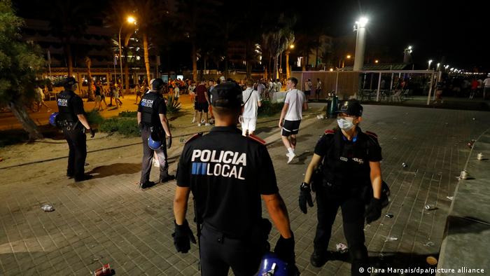 Mallorca Polizei Touristen 