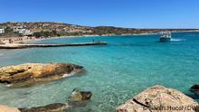 The waters of the Cycladic island of Ano Koufonisia draw tourists from around the world.