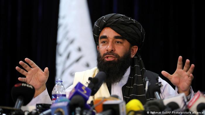 Afghanistan | Talibansprecher Zabihullah MujahidKabul in Kabul