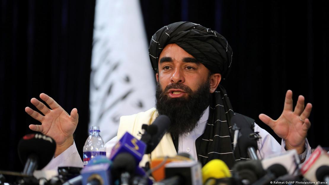 O porta-voz talibã Zabihullah Mujahid