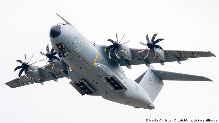 An A400 Airbus of the type that was refused a flight path through Malian airspace