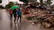 Tempestade tropical Grace depois do terremoto no Haiti Tempestade tropical Grace depois do terremoto no Haiti