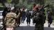 Combatientes talibanes en Kabul. Combatientes talibanes en Kabul.