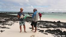 Sendung: Eco Latinoamérica
Datum: 31.08.2021
Gast / Tema: Galapagos Inseln, ozeanische Müll, Plastik an der Küste
Isla San Cristobal, Ecuador, Islas Galapagos+++In Galapagos die junge Bevölkerung hilft bei der Rekolektion von Plastikmüll, die mit der Ozean zB aus China in die Küste kommt.