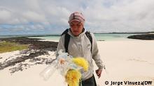 Sendung: Eco Latinoamérica
Datum: 31.08.2021
Gast / Tema: Galapagos Inseln, ozeanische Müll, Plastik an der Küste
Isla San Cristobal, Ecuador, Islas Galapagos+++In Galapagos die junge Bevölkerung hilft bei der Rekolektion von Plastikmüll, die mit der Ozean zB aus China in die Küste kommt.