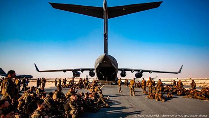 Al-Udeid, an American Air Base in Qatar, around 35 KM southwest of Doha.