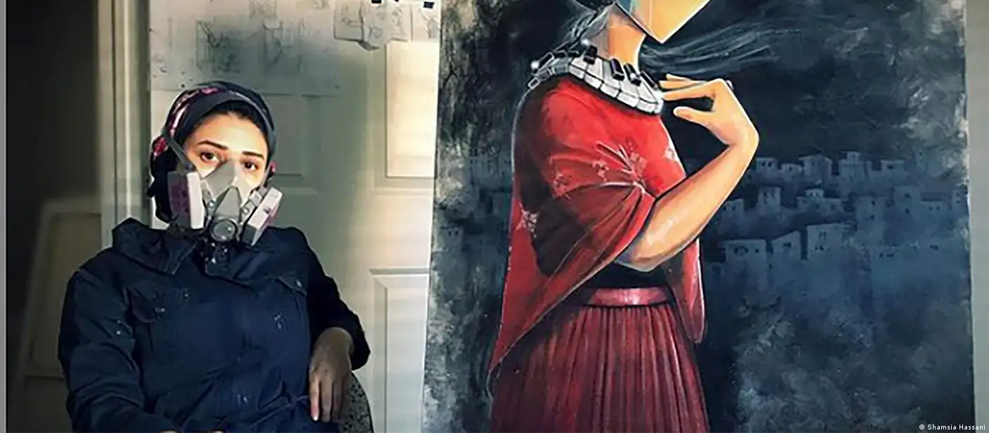 Capturing Afghan women's voices in graffiti – DW – 08/19/2021
