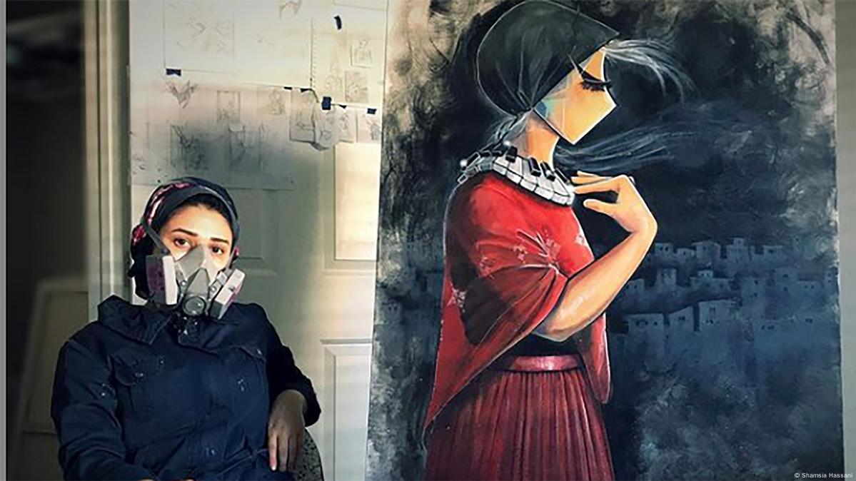 Capturing Afghan women's voices in graffiti – DW – 08/19/2021