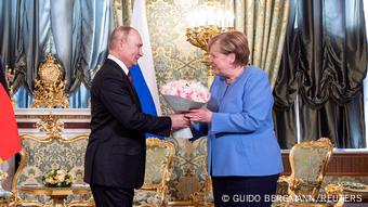 Russland Moskau | Angela Merkel und Vladimir Putin