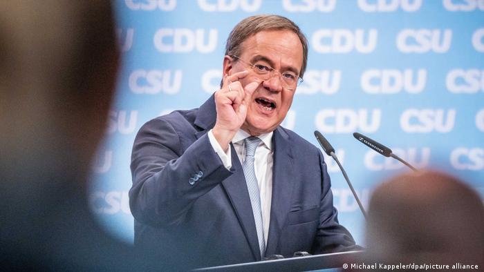Deutschland, Berlin | Armin Laschet beim Wahlkampfauftakt der CDU / CSU