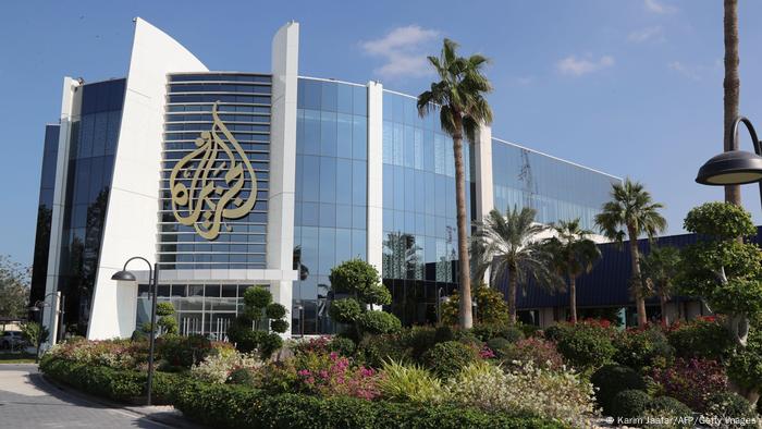 The headquarters of the Al-Jazeera Media Network in Doha