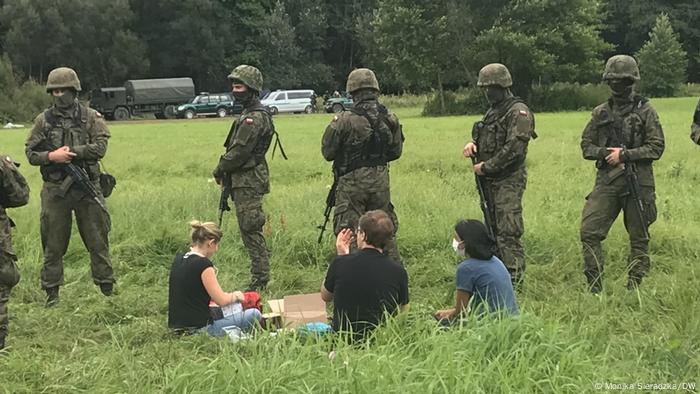 Granica polsko-białoruska w pobliżu Usnarza Górnego 