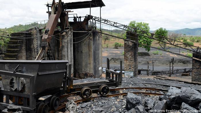 中国企业在赞比亚投资的一座煤矿 