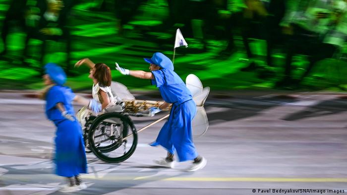 Japan Eröffnungszeremonie der Paralympischen Spiele 2020 in Tokio