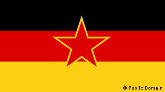 Flagge der deutschen Minderheit im sozialistischen Jugoslawien