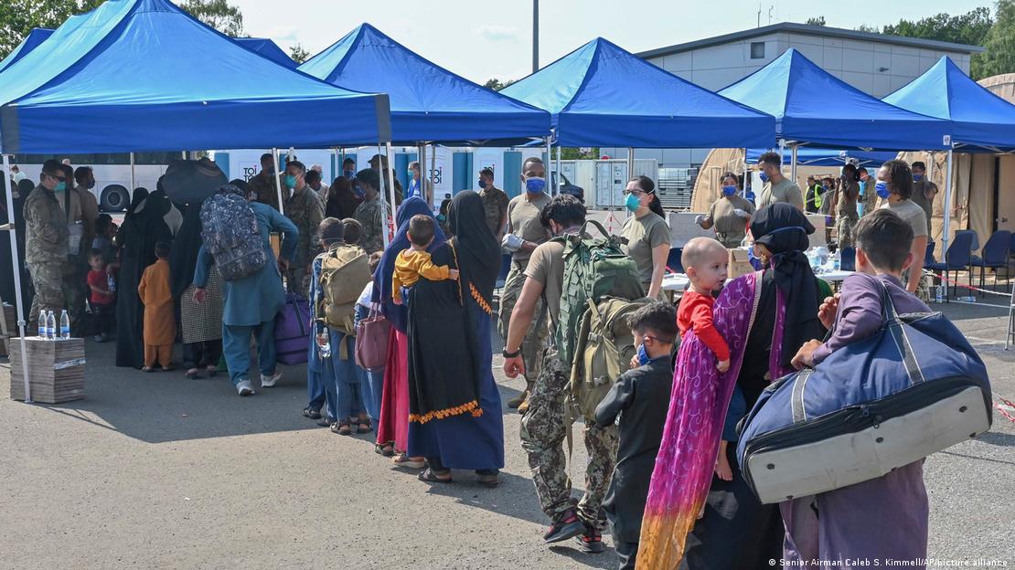 Deutschland I Ramstein I USA Evakuierung von Zivilisten aus Kabul