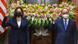 US Vice President Kamala Harris, left, and Vietnam's President Nguyen Xuan Phuc, pose for a photograph in the Presidential Palace in Hanoi, Vietnam, Wednesday, Aug. 25, 2021. US Vice President Kamala Harris, left, and Vietnam's President Nguyen Xuan Phuc, pose for a photograph in the Presidential Palace in Hanoi, Vietnam, Wednesday, Aug. 25, 2021.