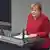 Канцлер Германии Ангела Меркель во время выступления в бундестаге по теме Афганистана