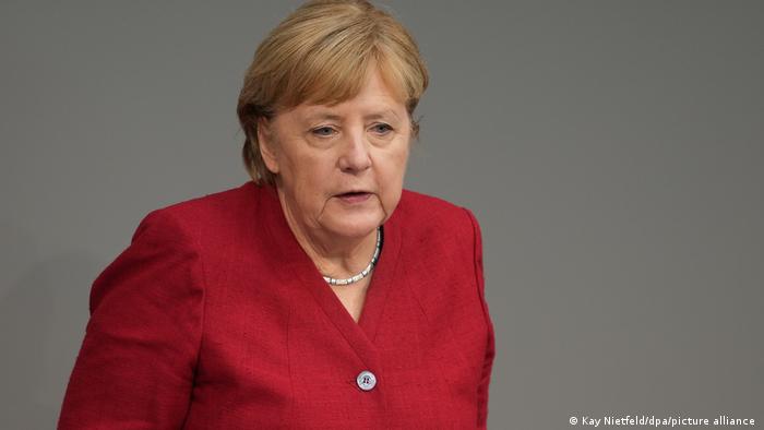 Канцлерка Німеччини Анґела Меркель у Бундестазі