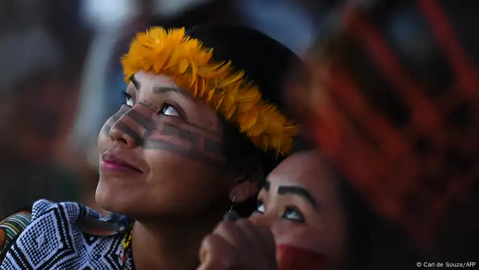 Brasilia, Brasilien | Protest von Indigenen in der Hauptstadt