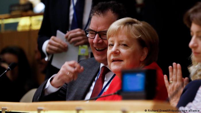 Angela Merkel und Gerd Müller (24.09.2019)