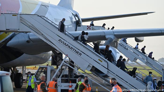 Belgien evakuierte Menschen aus Afghanistan