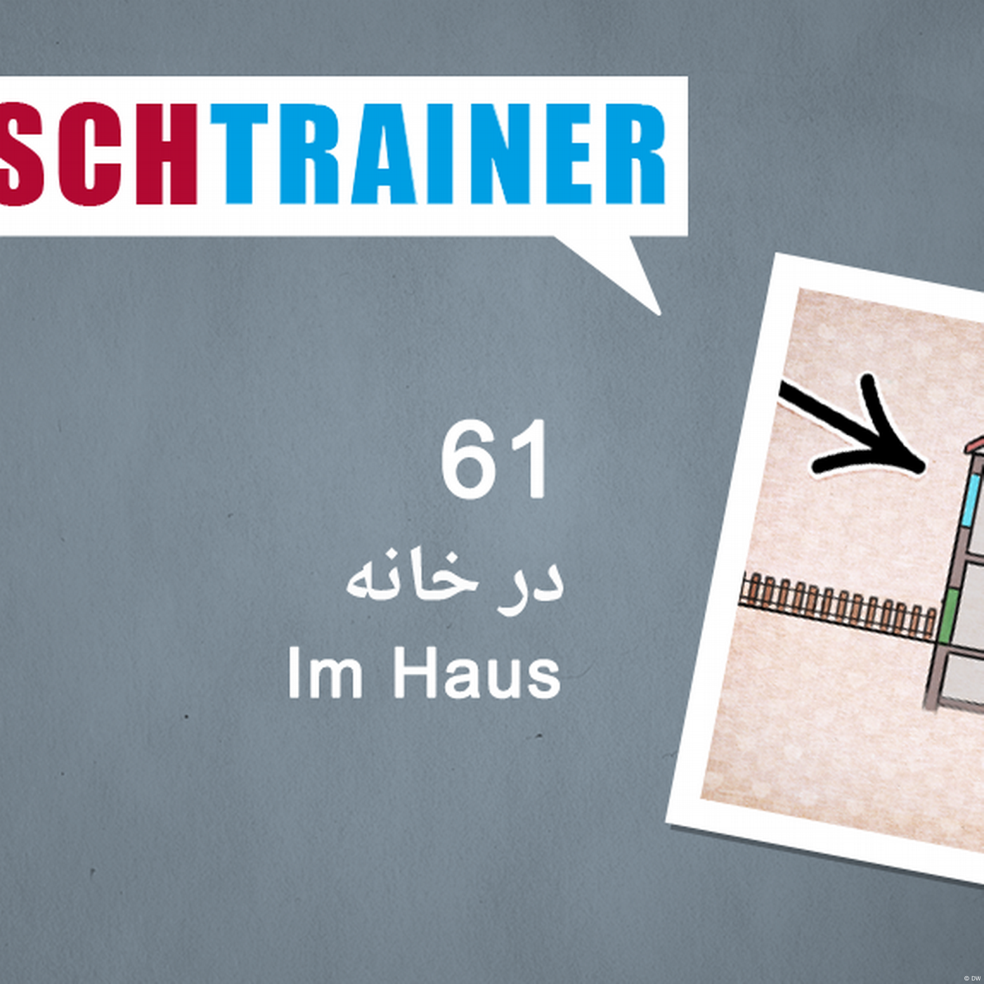 ۶۱) در خانه – Deutschtrainer