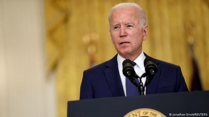 US-Präsident Joe Biden hält in Washington eine Rede über Afghanistan