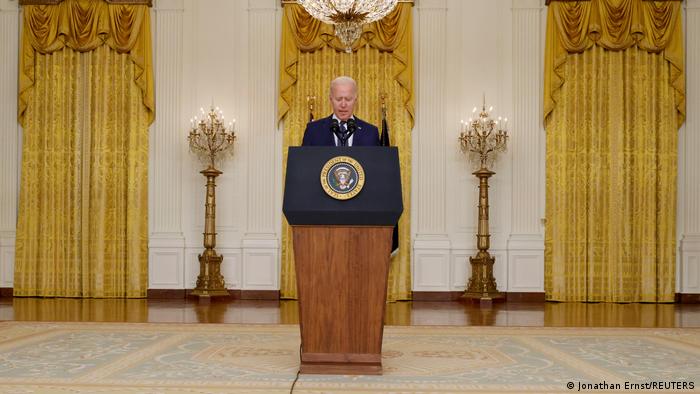 US-Präsident Joe Biden hält in Washington eine Rede über Afghanistan