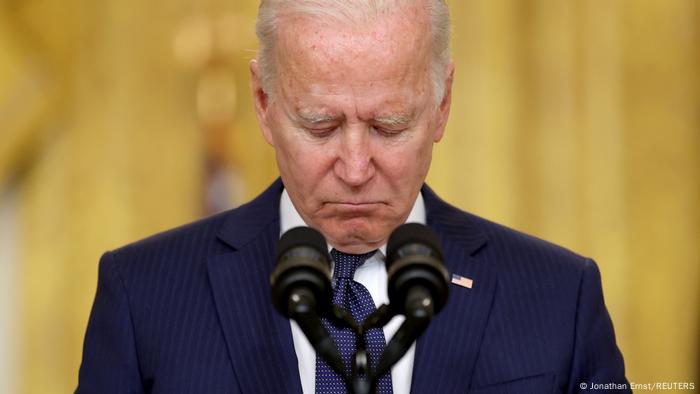US-Präsident Joe Biden hält in Washington eine Rede über Afghanistan US-Präsident Joe Biden hält in Washington eine Rede über Afghanistan