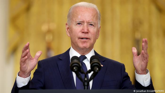 US-Präsident Joe Biden hält in Washington eine Rede über Afghanistan