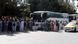 Des Afghans proches de l'aéroport de Kaboul Des Afghans proches de l'aéroport de Kaboul