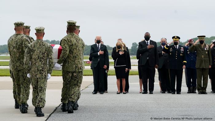 USA Ankunft der Särge aus Kabul in Delaware | Joe Biden 