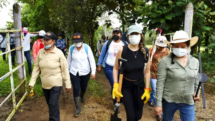 Mexiko Familien von Opfern des Verschwindenlassens suchen nach ihren Familien