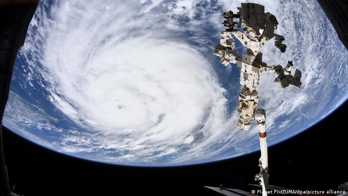 USA Hurrikan Ida | Blick von der Raumstation ISS