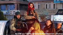 Taliban fighters patrol in Kabul, Afghanistan, Saturday, Aug. 28, 2021. (AP Photo/Khwaja Tawfiq Sediqi)