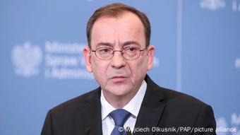Польский министр внутренних дел Мариуш Каминьский