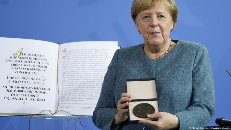 Merkel mit Buber-Rosenzweig-Medaille geehrt