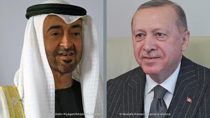 BAE Veliaht Prens Muhammed bin Zayed el Nahyan ve Cumhurbaşkanı Recep Tayyip Erdoğan