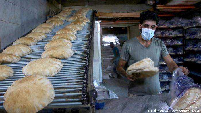 Bäckerei in Sidon, Libanon (13.08.2021)