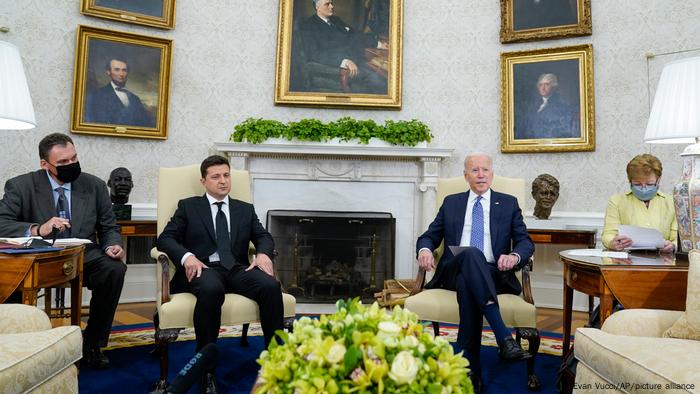USA Präsident Biden und Wolodymyr Selenskyj Ukraine