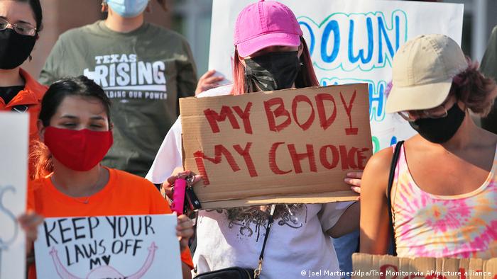 Protesta a favor del aborto en Texas, EE. UU.