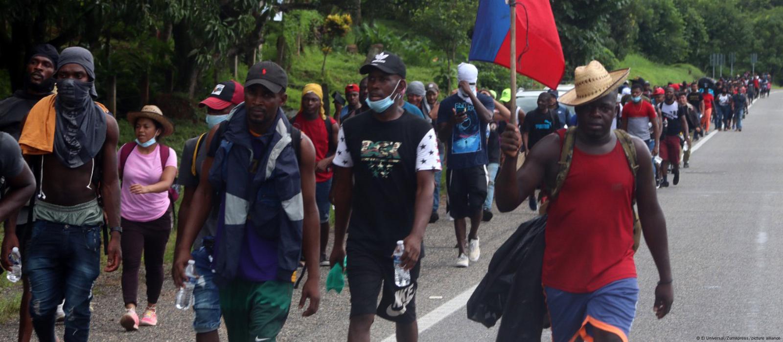 Una tercera caravana migrante parti desde el sur de M xico DW