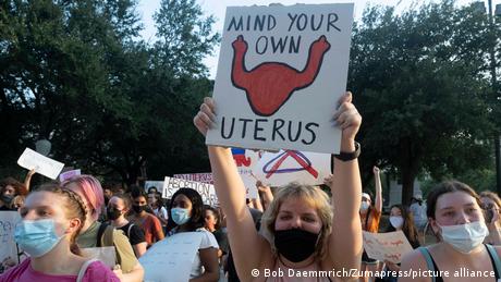 USA Protest Heartbeat Bill Abtreibungs-Gesetz Texas