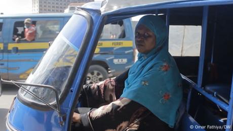 Mombasa’s no-nonsense female rickshaw driver