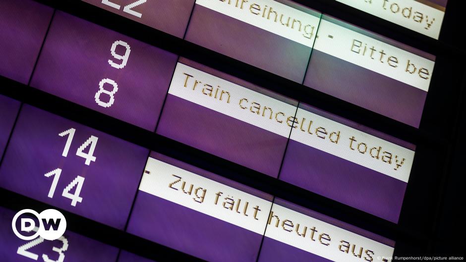 Deutschland: Bahngesellschaft Deutsche Bahn räumt deutlichen Rückgang der Pünktlichkeit ein |  Nachrichten |  DW