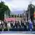 عکس یادگاری وزیران خارجه اتحادیه اروپا در نشست مشورتی شهر بردو واقع در اسلوونی