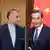 Kombobild Iran Außenminister Hossein Amir Abdollahian und China Wang Yi