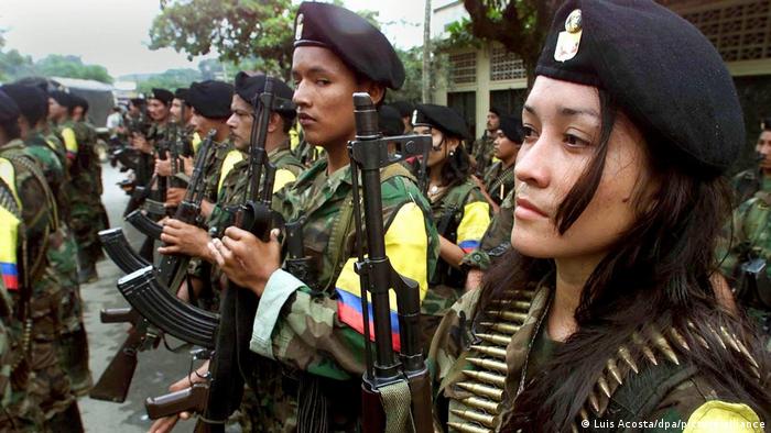 Combatientes de las FARC, en una foto de archivo.