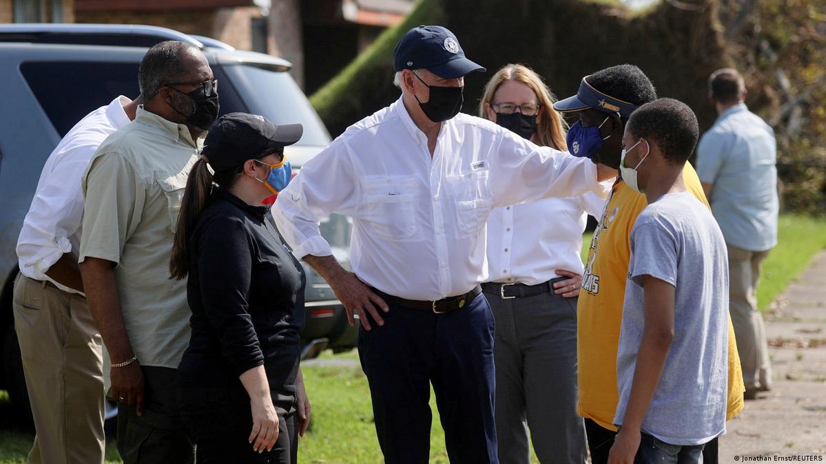 Biden vows to help Hurricane Ida victims in Louisiana